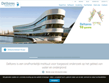 Tablet Screenshot of deltares.nl